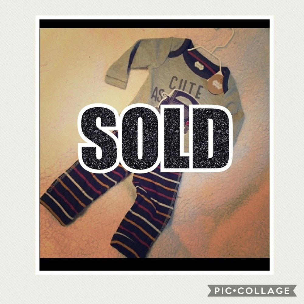 MUD PIE Baby Boy Outfit NWT